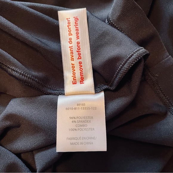 Melanie Lyne Navy Sheath Dress with sheer Overlay/ Sequined cuffs.Size 14 NWOT - Picture 16 of 16